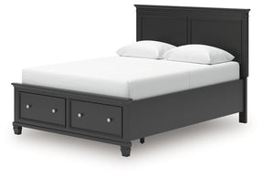 Lanolee Black Queen Panel Storage Bed by Ashley at Eve Furniture