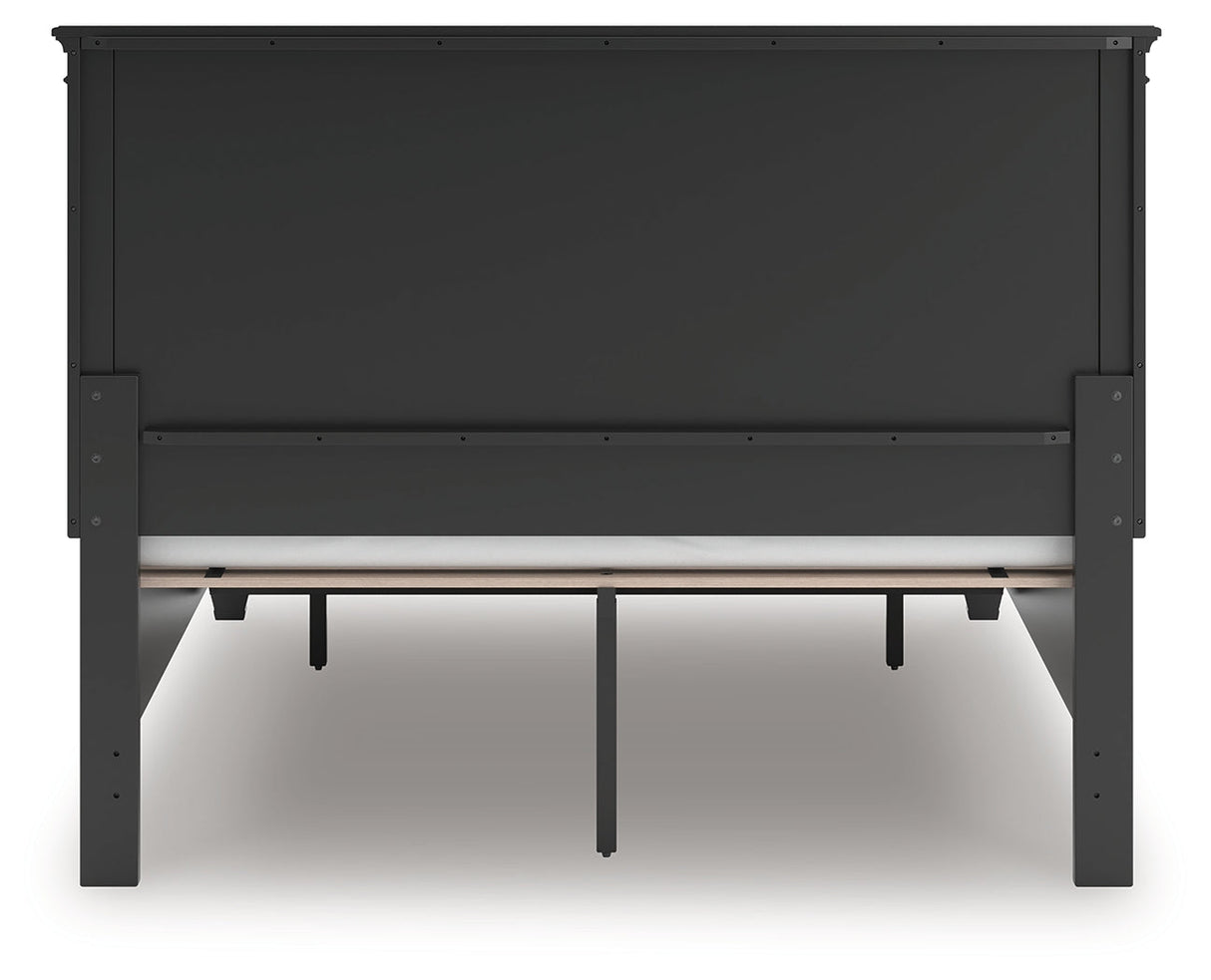Lanolee Black Queen Panel Storage Bed by Ashley at Eve Furniture