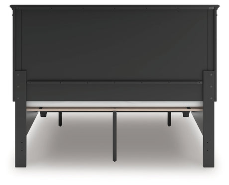 Lanolee Black Queen Panel Storage Bed by Ashley at Eve Furniture