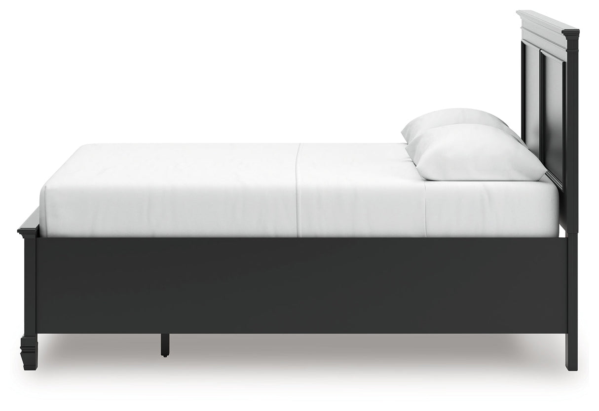 Lanolee Black Queen Panel Storage Bed by Ashley at Eve Furniture