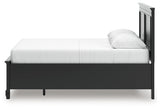 Lanolee Black Queen Panel Storage Bed by Ashley at Eve Furniture
