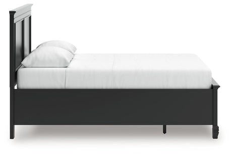Lanolee Black Queen Panel Storage Bed by Ashley at Eve Furniture