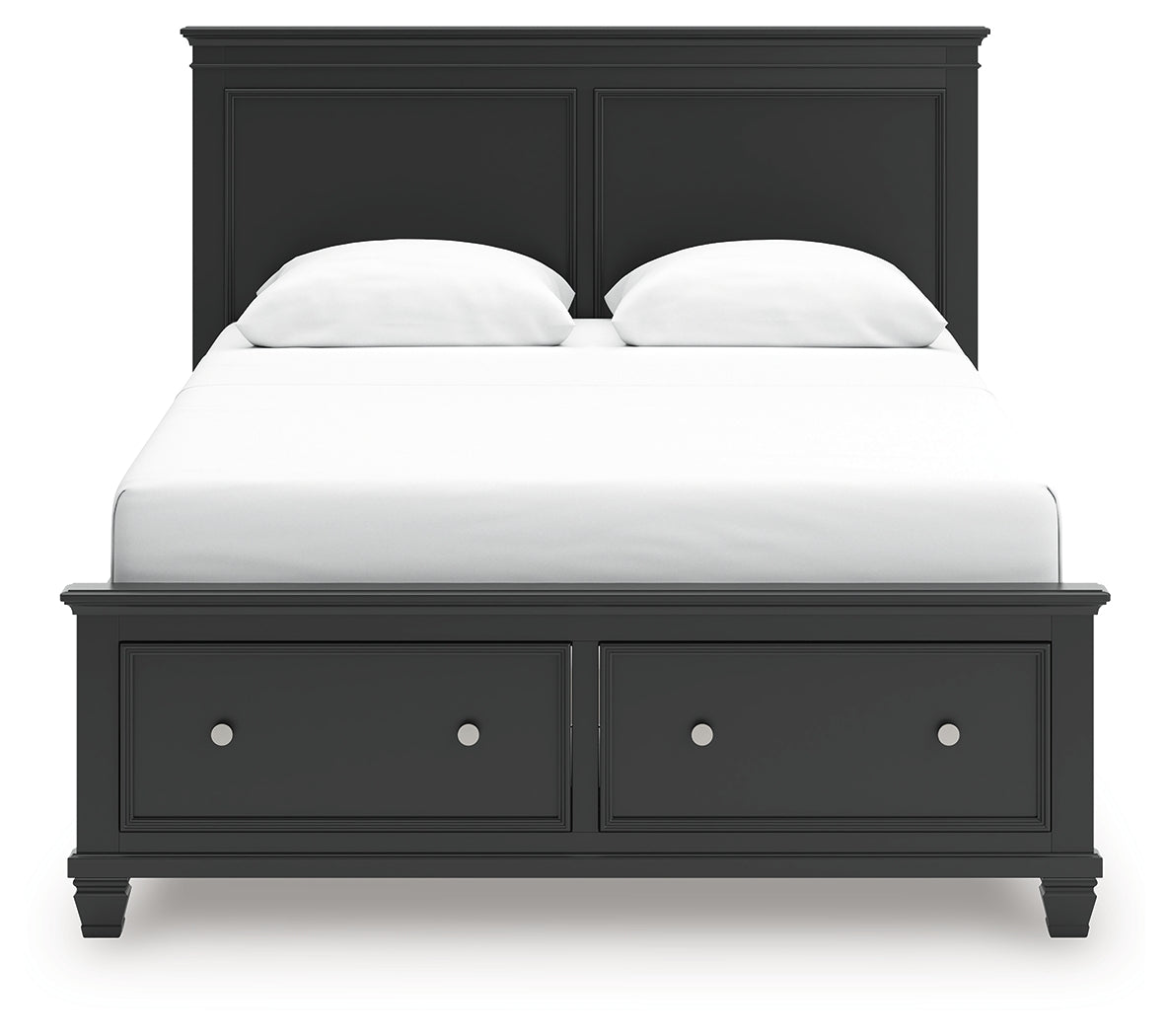 Lanolee Black Queen Panel Storage Bed by Ashley at Eve Furniture