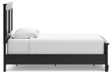 Lanolee Black Twin Panel Bed by Ashley at Eve Furniture