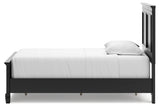 Lanolee Black Twin Panel Bed by Ashley at Eve Furniture