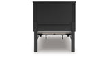 Lanolee Black Twin Panel Storage Bed by Ashley at Eve Furniture