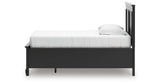 Lanolee Black Twin Panel Storage Bed by Ashley at Eve Furniture
