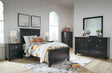 Lanolee Black Youth Panel Bedroom Set by Ashley at Eve Furniture