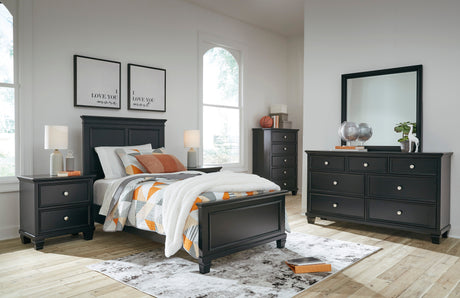 Lanolee Black Youth Panel Bedroom Set by Ashley at Eve Furniture