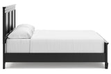 Lanolee Black California King Panel Bed by Ashley at Eve Furniture
