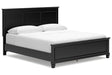 Lanolee Black California King Panel Bed by Ashley at Eve Furniture