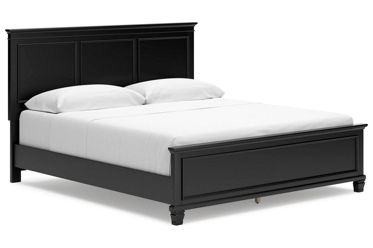 Lanolee Black California King Panel Bed by Ashley at Eve Furniture
