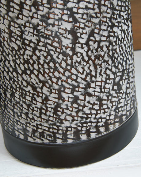 Lanson Antique Bronze Finish Table Lamp by Ashley at Eve Furniture