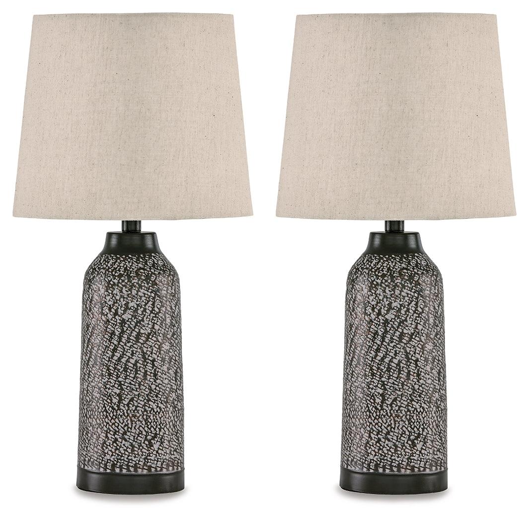 Lanson Antique Bronze Finish Table Lamp by Ashley at Eve Furniture