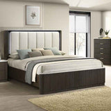 Lantrisant Dark Walnut 5-Piece Queen Bedroom Set (N2) by Furniture of America at Eve Furniture