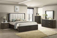 Lantrisant Dark Walnut 5-Piece Queen Bedroom Set (N2) by Furniture of America at Eve Furniture