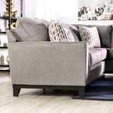 Lantwit Light Gray Sectional by Furniture of America at Eve Furniture