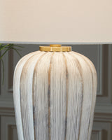 Lanwell Antique Gray Table Lamp by Ashley at Eve Furniture
