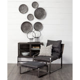 Lanx Set of 3 Decorative Black/Grey Metal Plates by Mercana at Eve Furniture