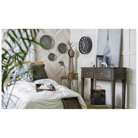 Lanx Set of 3 Decorative Black/Grey Metal Plates by Mercana at Eve Furniture