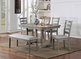 Laquila Gray Dining Table by Furniture of America at Eve Furniture