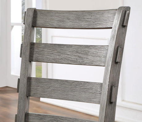 Laquila Gray Side Chair, Set of 2 by Furniture of America at Eve Furniture