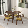 Lara Dining Table (Walnut) by Ashcroft Furniture at Eve Furniture