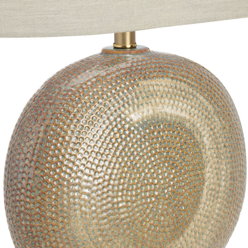 Laramie Brown/Gold Table Lamp by Crestview at Eve Furniture
