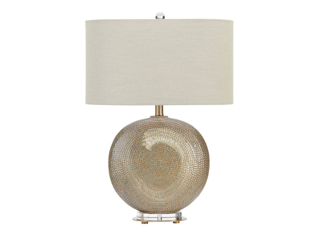 Laramie Brown/Gold Table Lamp by Crestview at Eve Furniture