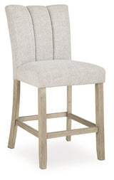 Larawyn Bisque Counter Height Set by Ashley at Eve Furniture
