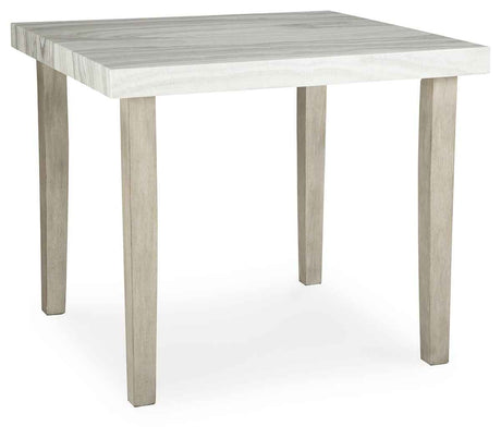 Larawyn Bisque Counter Height Dining Table by Ashley at Eve Furniture
