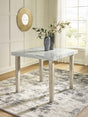 Larawyn Bisque Counter Height Dining Table by Ashley at Eve Furniture