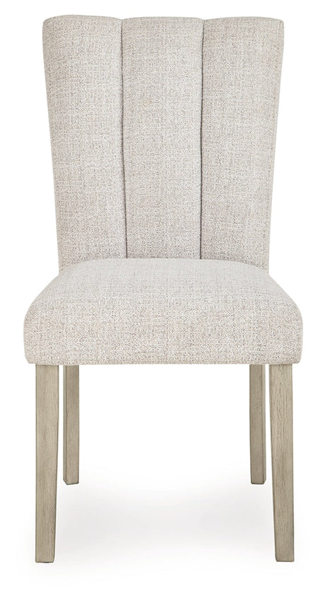 Larawyn Bisque Dining Chair, Set of 2 by Ashley at Eve Furniture