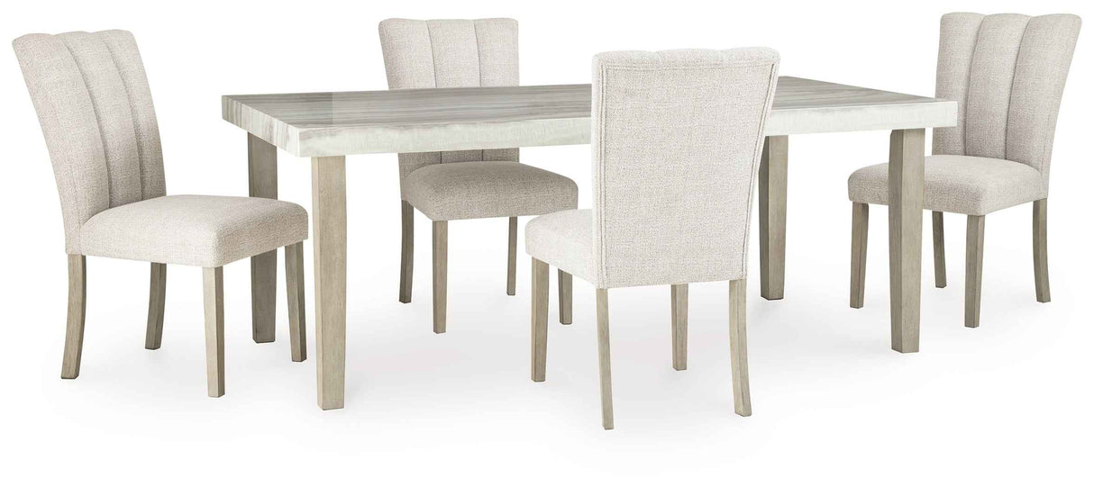 Larawyn Bisque Dining Room Set by Ashley at Eve Furniture