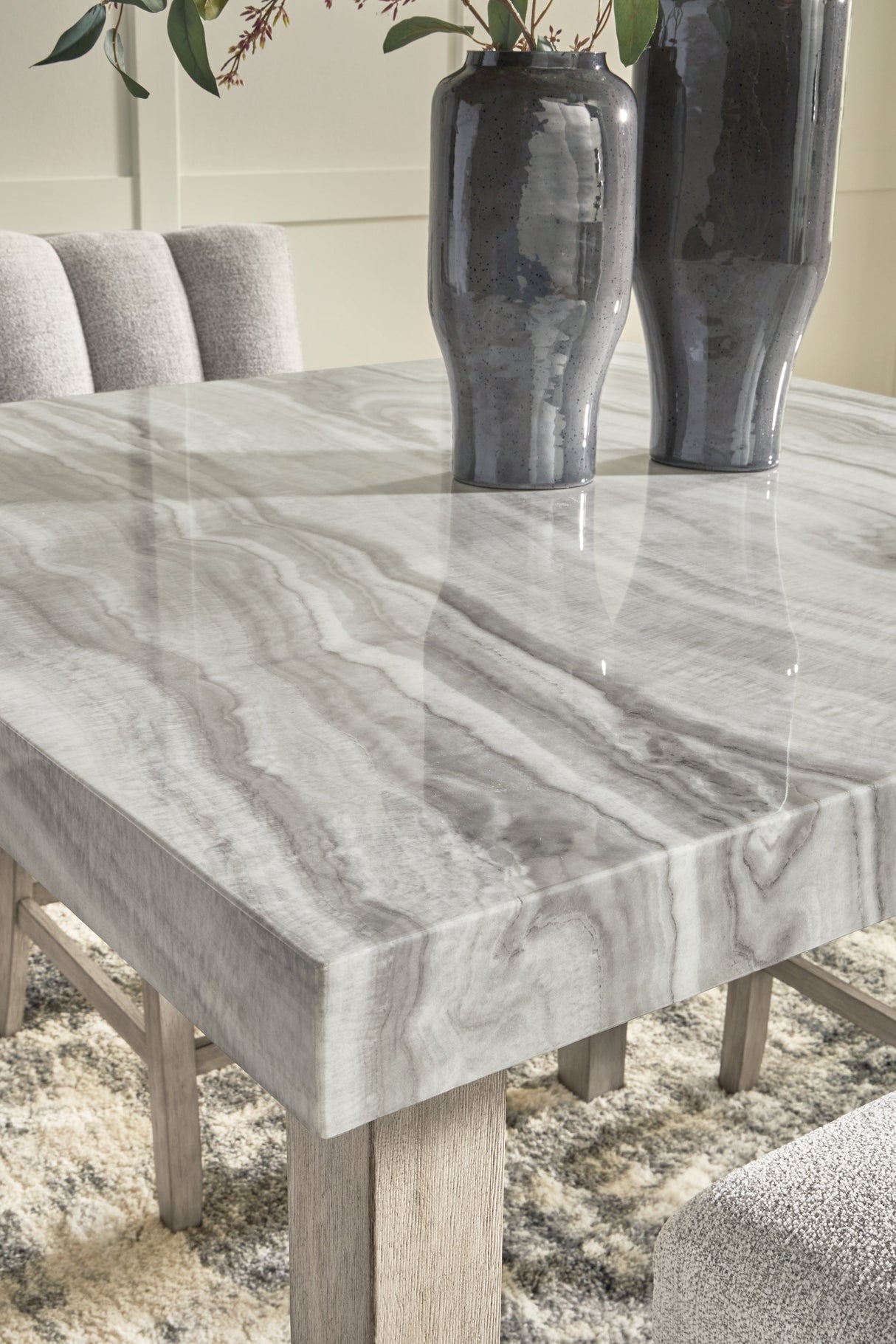 Larawyn Bisque Counter Height Set by Ashley at Eve Furniture