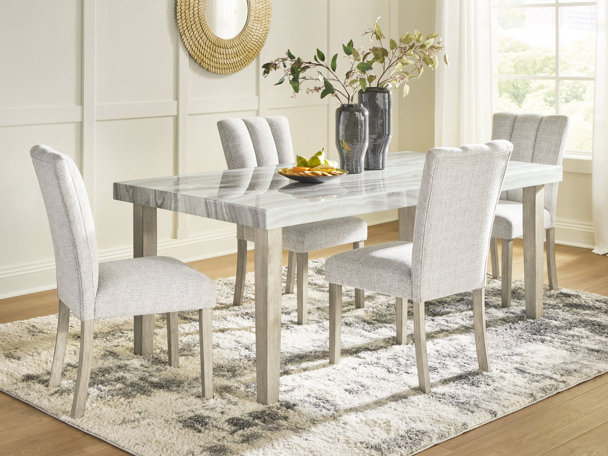 Larawyn Bisque Dining Room Set by Ashley at Eve Furniture