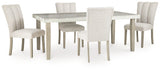 Larawyn Bisque Dining Room Set by Ashley at Eve Furniture
