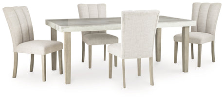 Larawyn Bisque Dining Room Set by Ashley at Eve Furniture