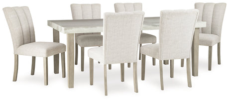 Larawyn Bisque Dining Room Set by Ashley at Eve Furniture