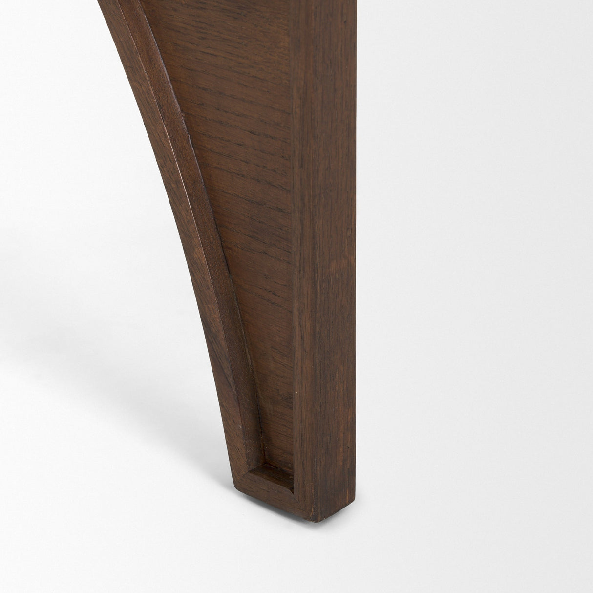 Laraya Medium Brown Wood w/ Arches End Table by Mercana at Eve Furniture