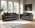 Larce Chocolate Sofa & Loveseat by Happy Homes at Eve Furniture