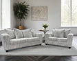 Larce Grey Sofa & Loveseat by Happy Homes at Eve Furniture