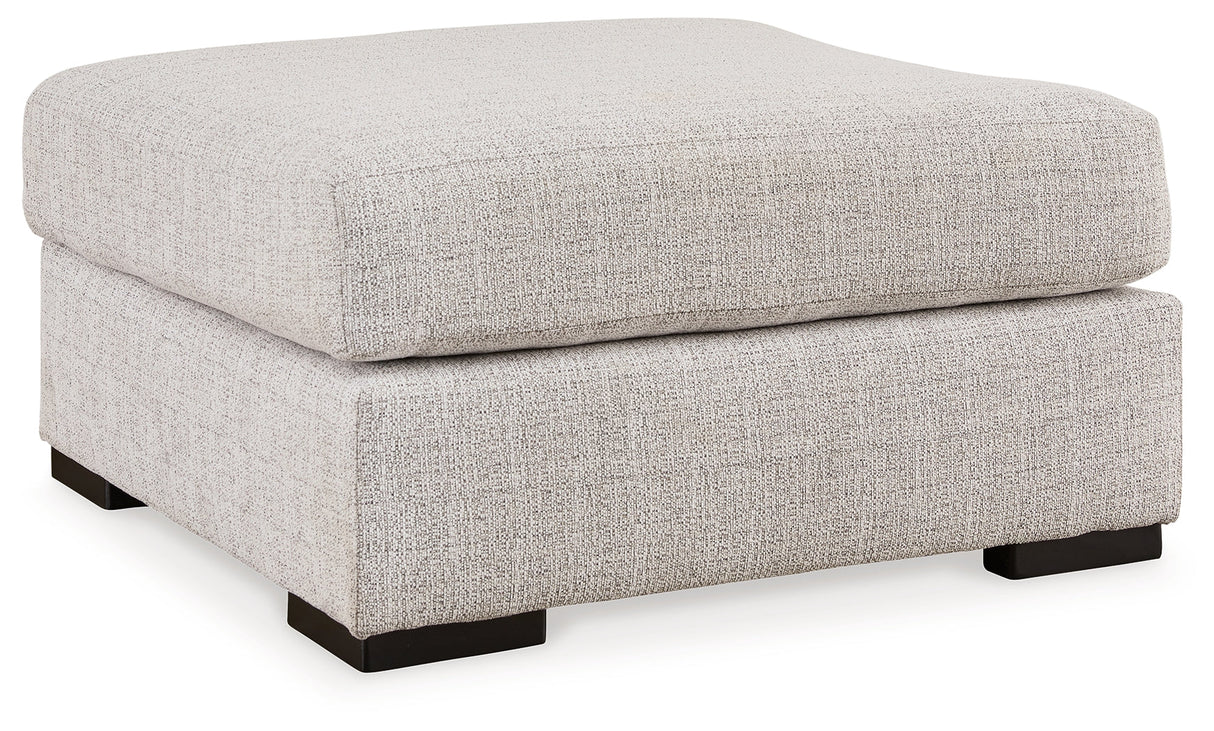 Larce Nuvella Stone Oversized Accent Ottoman