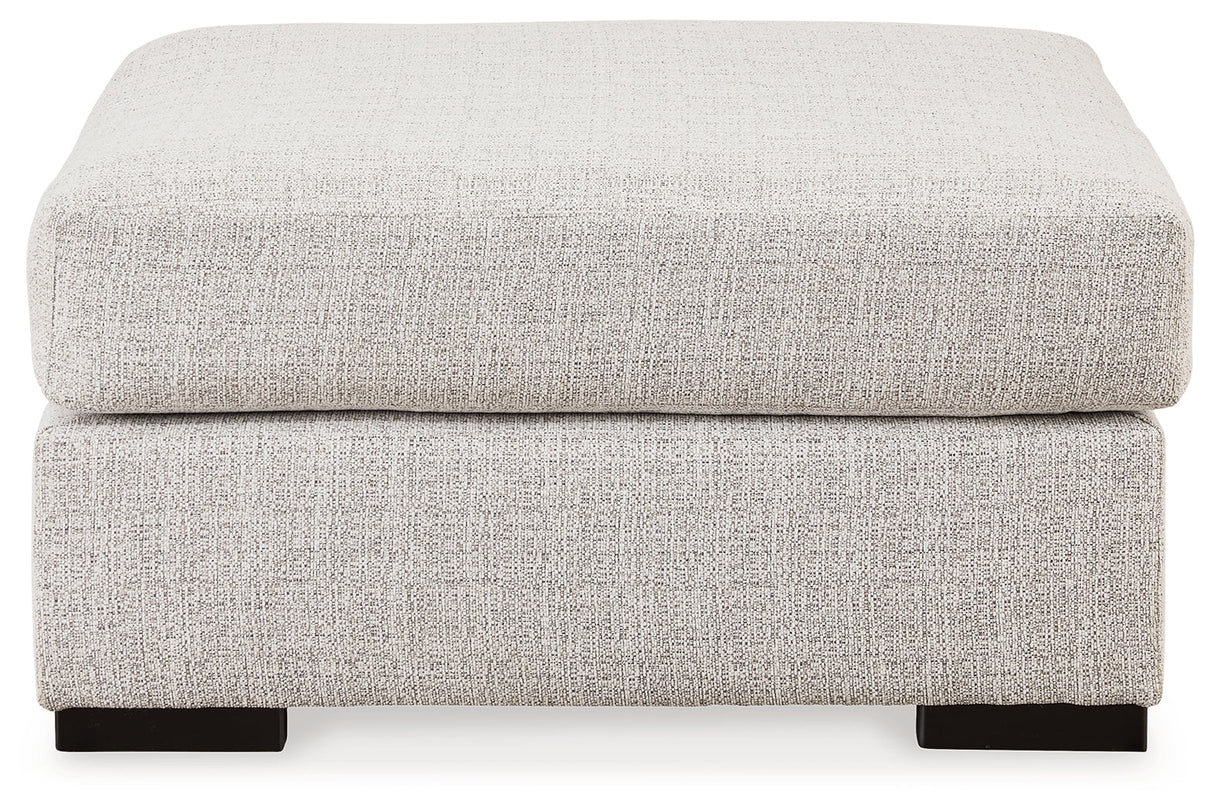 Larce Nuvella Stone Oversized Accent Ottoman