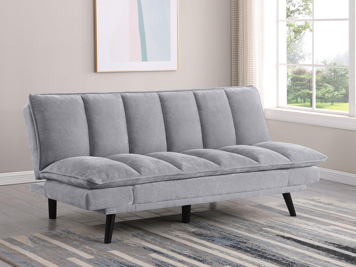 Laredo Upholstered Convertible Sofa Bed Grey