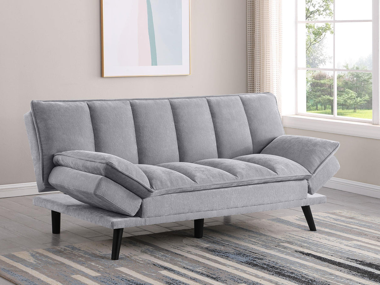 Laredo Upholstered Convertible Sofa Bed Grey