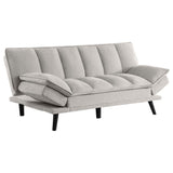 Laredo Upholstered Convertible Sofa Bed Light Grey