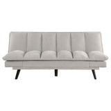 Laredo Upholstered Convertible Sofa Bed Light Grey