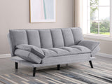 Laredo Upholstered Tufted Convertible Sofa Bed Grey by Coaster at Eve Furniture