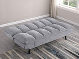 Laredo Upholstered Tufted Convertible Sofa Bed Grey by Coaster at Eve Furniture